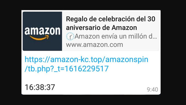 La nueva estafa en WhatsApp involucra a Amazon México: un mensaje falso "ofrece regalos" por aniversario